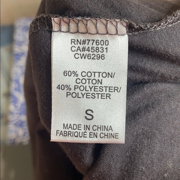 NWT Chaser Black Tiger Short Sleeve Band Tee - Picture 5 of 5